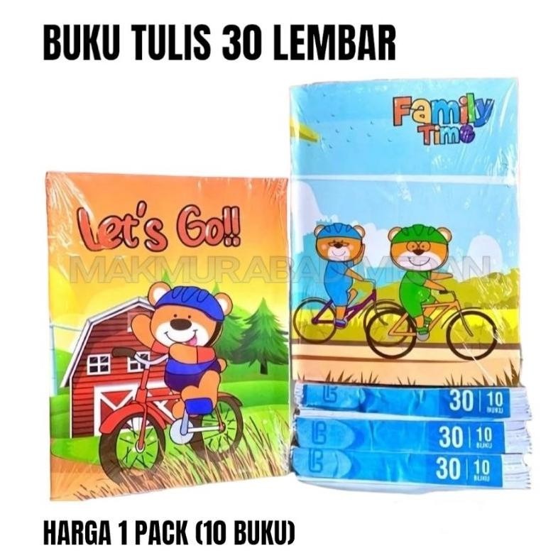 

Boss (1Pack:10Pcs) Buku Tulis Isi 30 Lembar Termurah! Best Seller / Buku Tulis Sekolah Murah Bergaris Sa / Bobi Isi 30 Lembar 10 Buku / Buku Tulis Murah 30 Bobi / Sa Isi 10 Buku