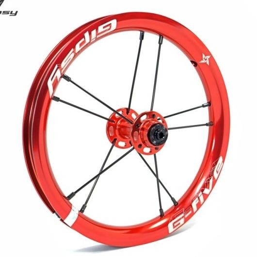 Gipsy G-Five Push Balance Bike 12" Wheel Set - Sepeda Anak - Red