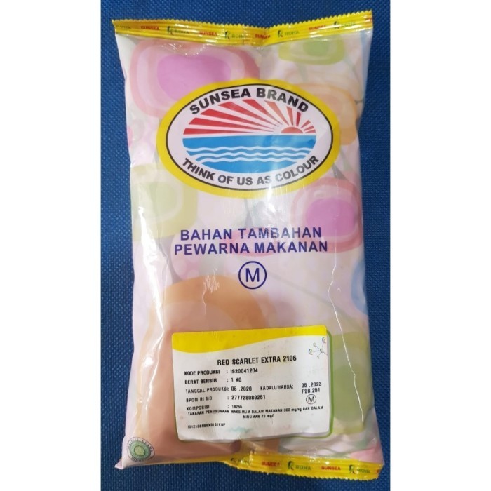 Terlaris Pewarna Makanan Roha Bubuk Red Scarlet Extra 2106 1kg SALE