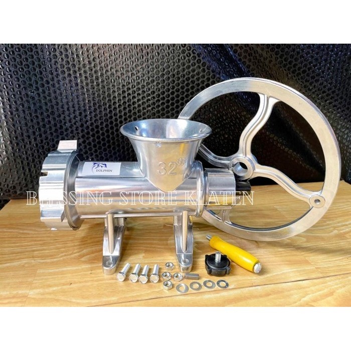 {{{{}}] Gilingan Daging 32/ Mesin Giling Bumbu Kacang Dolphin 32 Dobel Bearing