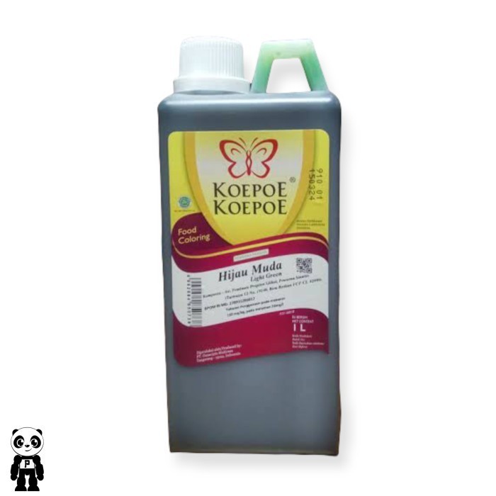 

Terlaris Koepoe Koepoe Pewarna Hijau Muda 1 Liter Food Coloring Light Green 1L SALE