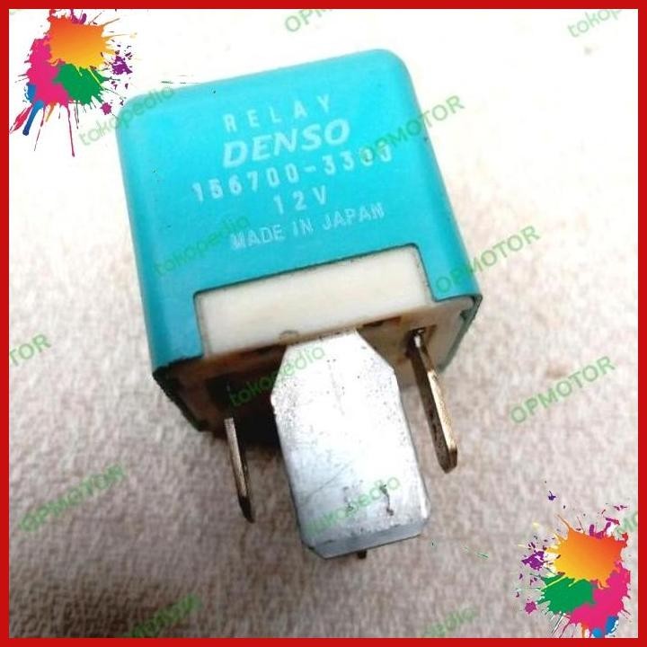 (OPM) RELAY BIRU TOYOTA 156700-3300 KAKI 5 ORIGINAL JAPAN