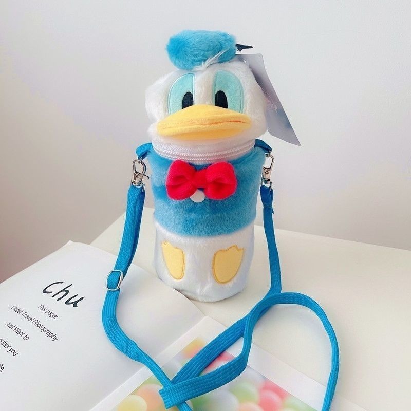 

Strawberry Bear Stitch Donald Duck Pooh Cup Set Cute Crossbody Bag/Bucket Bag/Pencil case