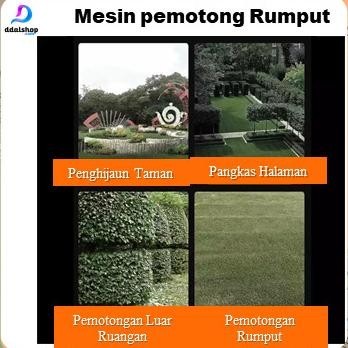 Alat Pemotong Rumput Elektrik Tanpa Kabel Portable Mesin Potong Rumput  Ready
