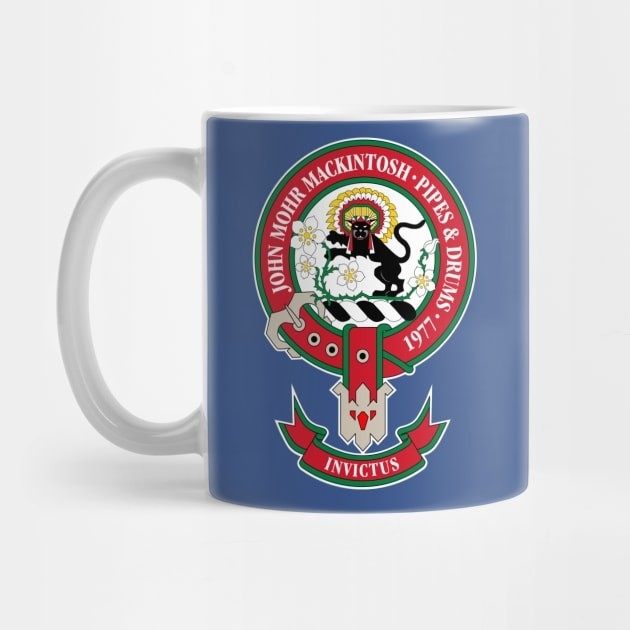 Mug Kopi Pipa dan Drum John Mohr Mackintosh John Mohr Mackintosh Pipes and Drums Coffee Mug