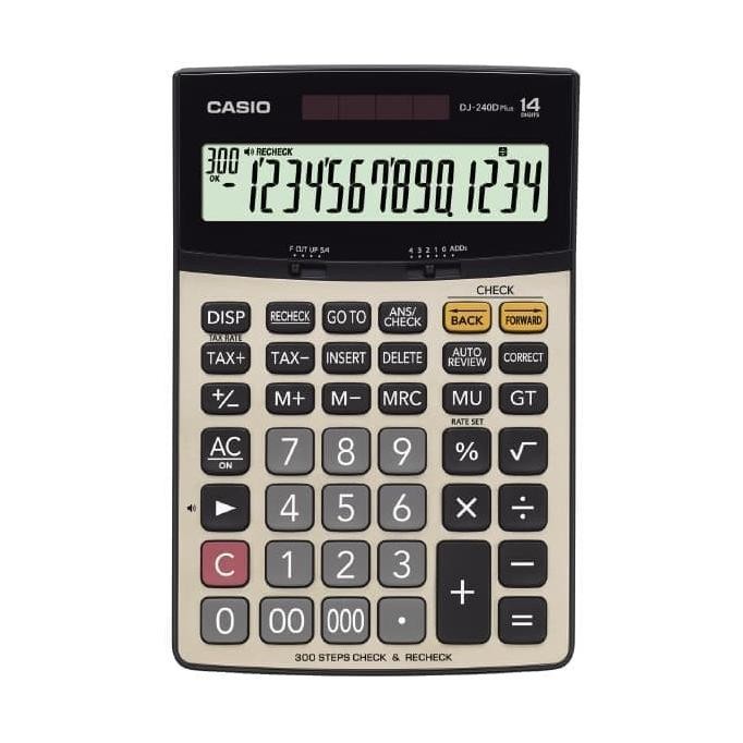 

NEW Casio Calculator DJ 240 D PLUS