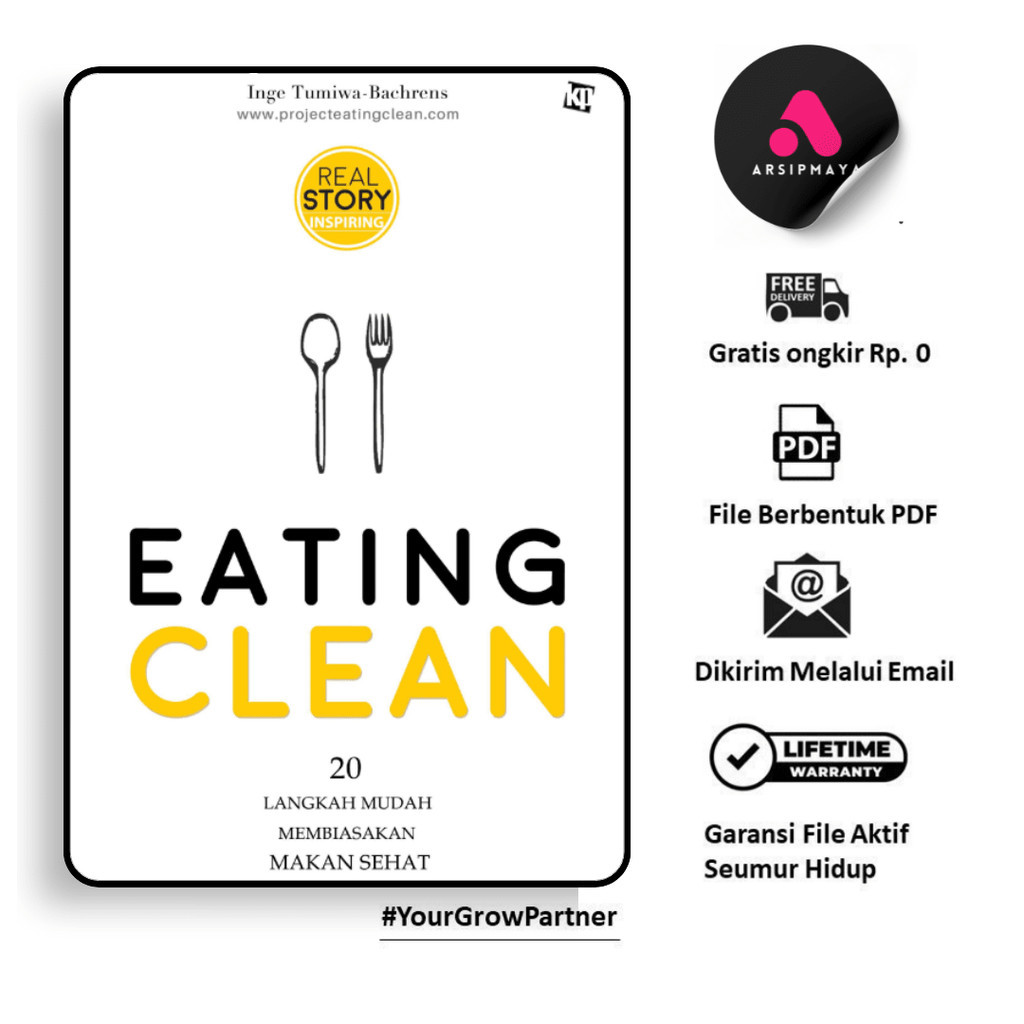 

177. EATING CLEAN 20 LANGKAH MUDAH MEMBIASAKAN MAKAN SEHAT - [-]