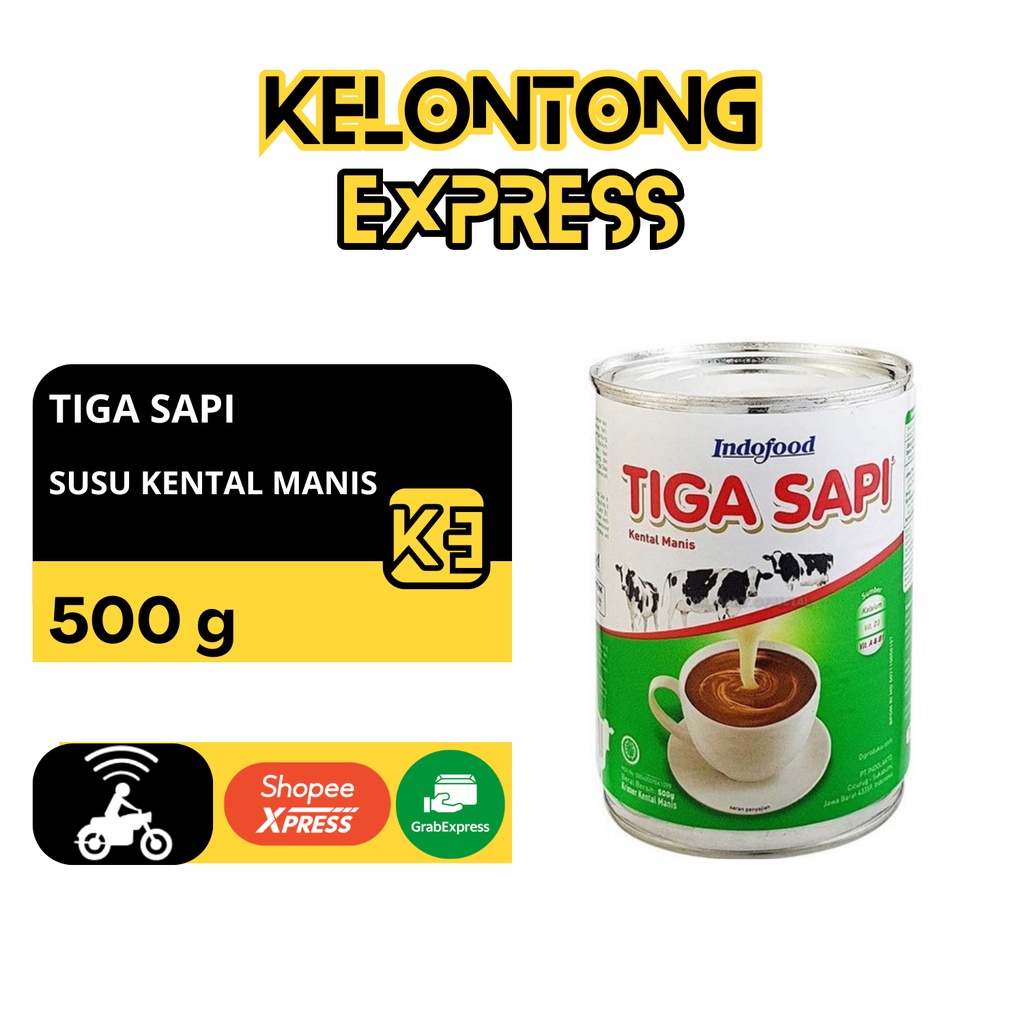 

TIGA SAPI SUSU KENTAL MANIS KALENG 500gr