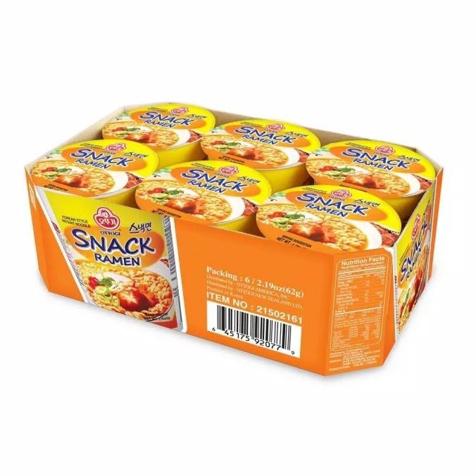 

Snack Ramen Cup (62gr @ 6cup) TAC