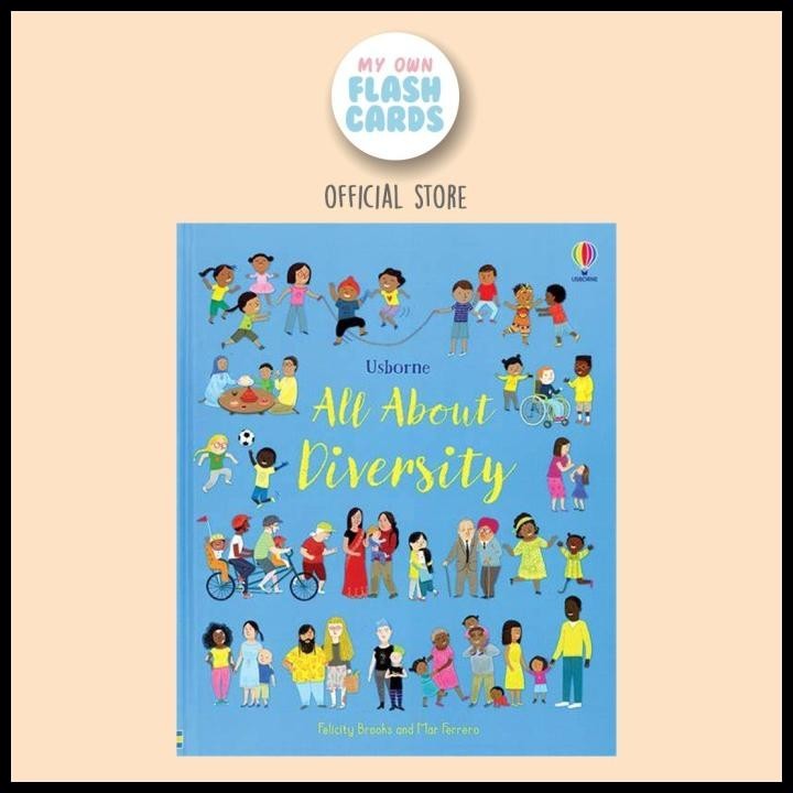 

Usborne All About Diversity - Children Education Book Buku Anak Import