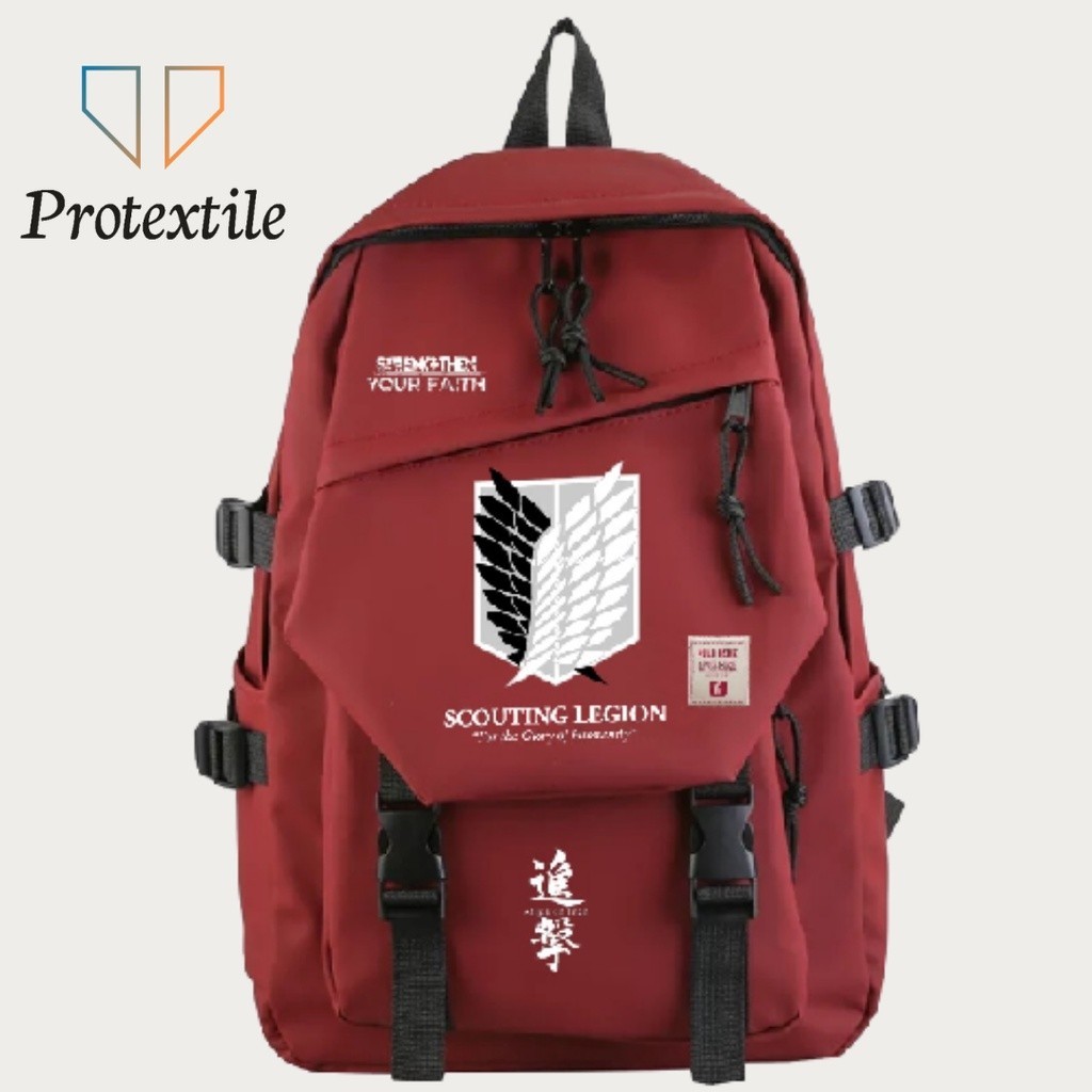 I87 ATTACK ON TITAN RANSEL WANITA PRIA RANSEL TAS SEKOLAH PELAJAR ANIME UNTUK REMAJA PEREMPUAN