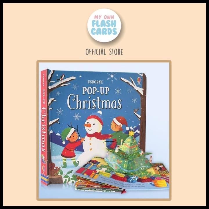 

Usborne Pop Up Christmas Hard Cover Imported Book Buku Impor Natal