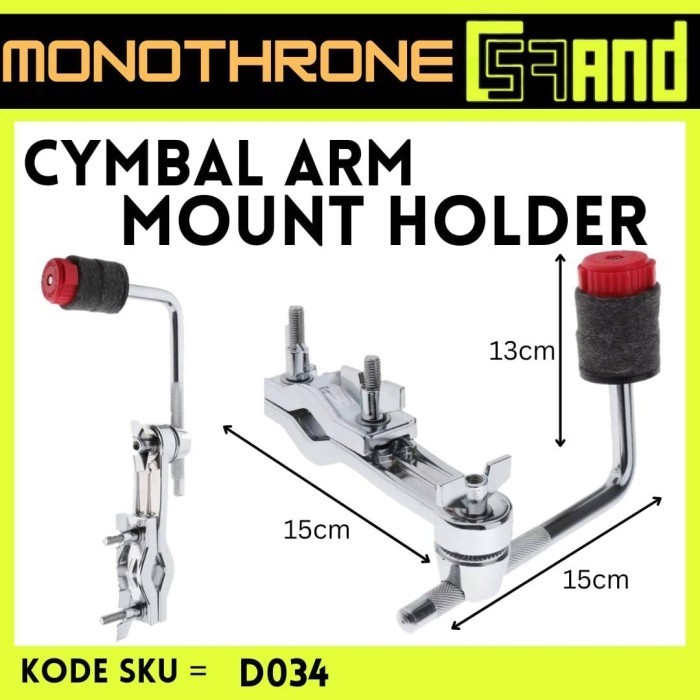 Ban Cymbal Arm Holder Drum Cymbal Arm Mount Holder Cymbal Clamp Drum Stand