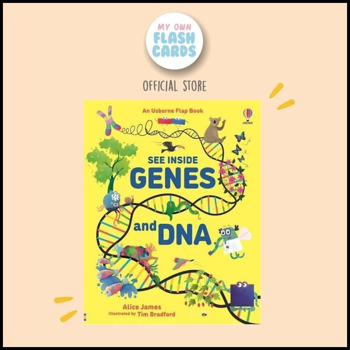

Usborne See Inside Genes And Dna Board Book Children Flaps Imported