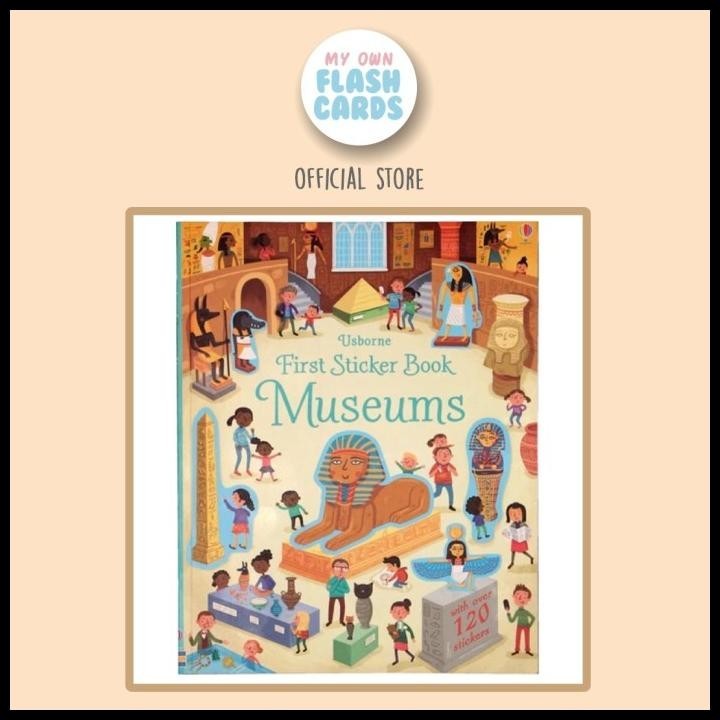 

Usborne Museums First Sticker Book Imported Education Buku Stiker Anak