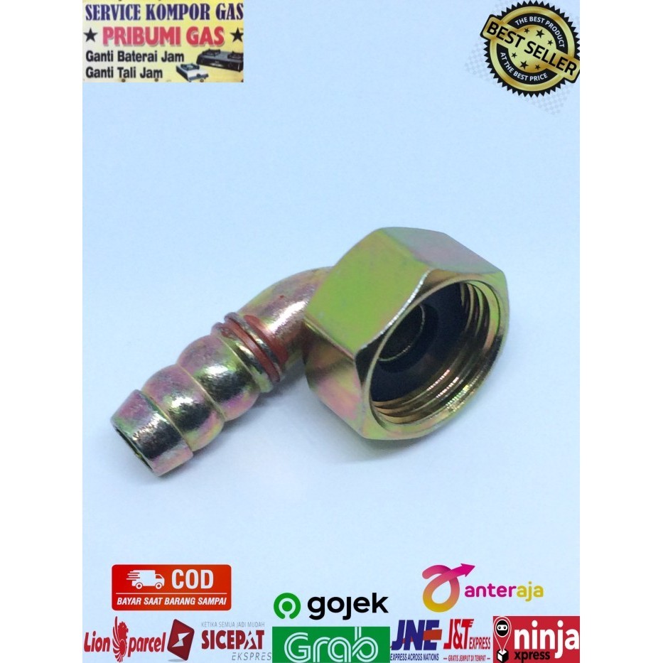 NEPEL ELBOW SAMBUNGAN SELANG GAS KOMPOR TANAM MODENA