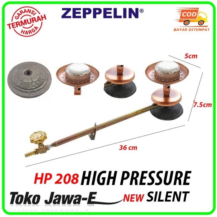 KOMPOR GAS SEMAWAR ZEPPELIN HP 209 (SILENT)- NEW