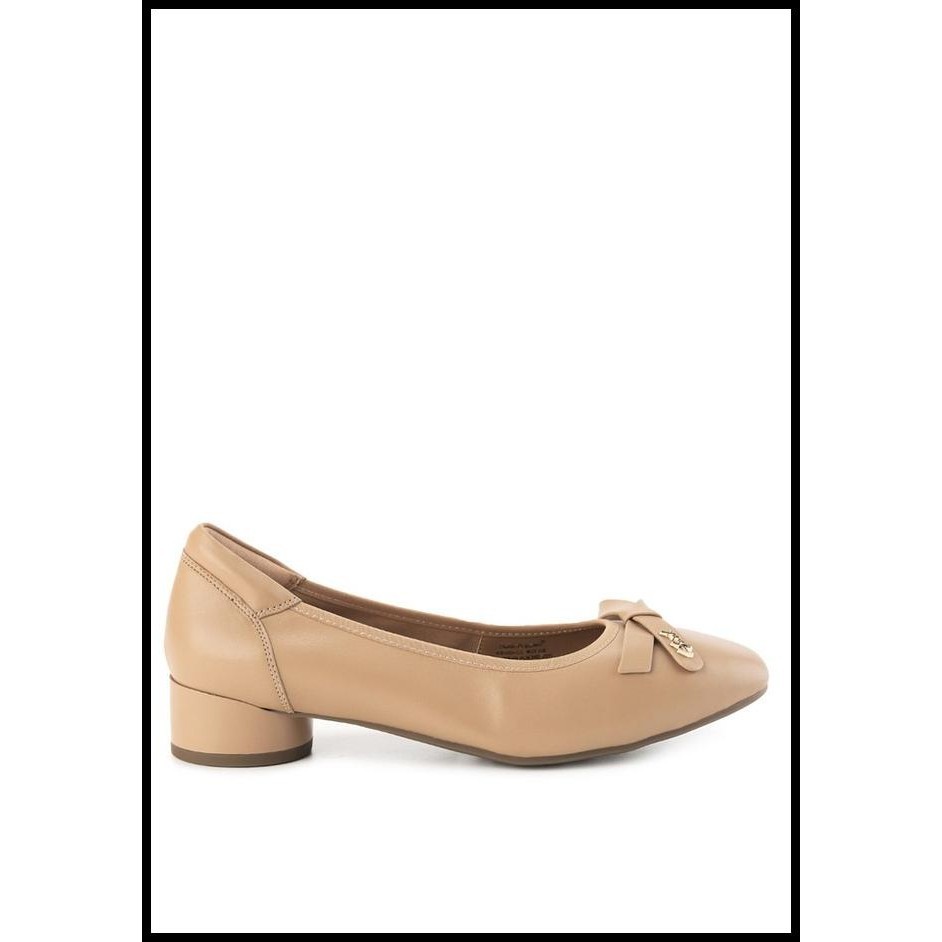 Hush Puppies Heels Wanita Kendall Bowie Almond