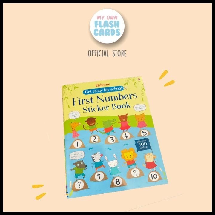 

Usborne Sticker First Numbers Get Ready For School Book Buku Import