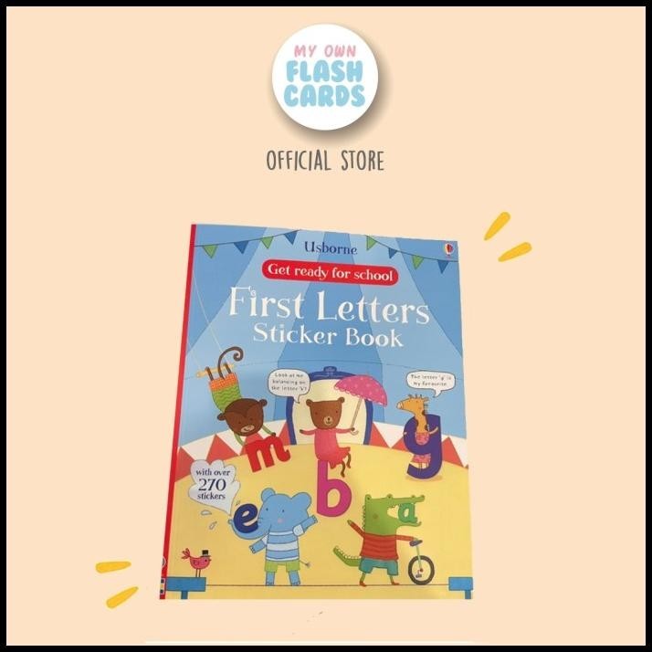 

Usborne Sticker First Letters Get Ready For School Activity Book Kids