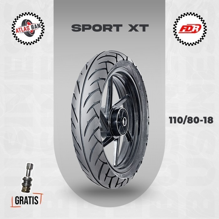 Ban Motor FDR SPORT XT 110/80 Ring 18 Tubeless (FREE WRAPPING)