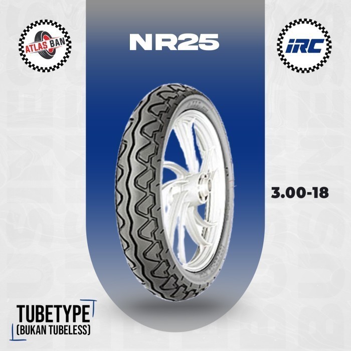 Ban Motor IRC NR25 3.00 Ring 18 Non Tubeless
