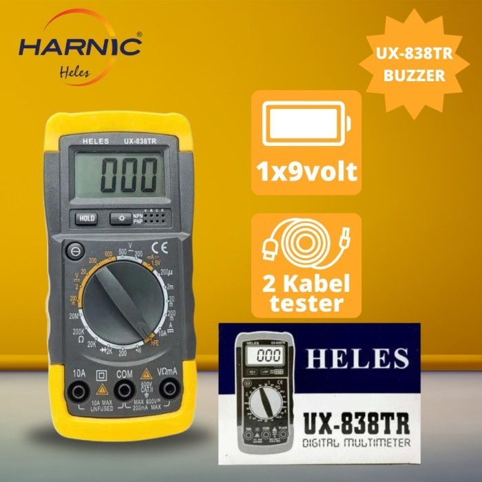 Multitester Heles Ux 838 Digital