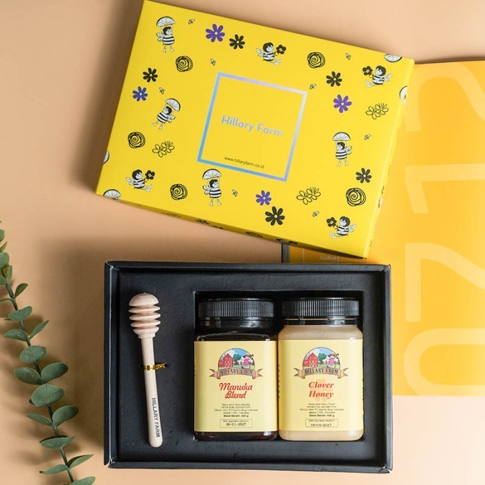 

Hamper Manuka Blend + Clover Honey Free Spoon Madu