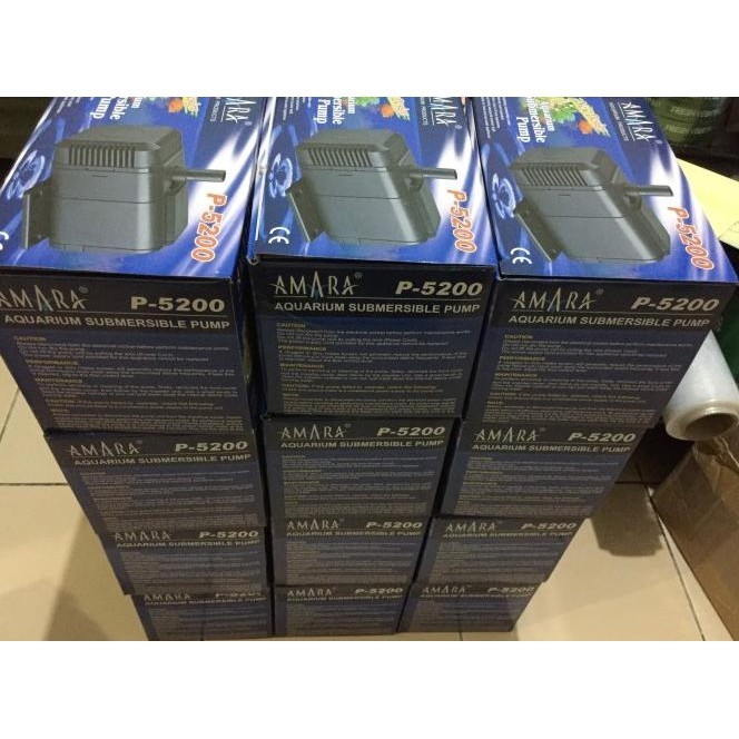 Submersible Pump Amara P-5200, Pompa Celup Air Hidroponik, Kolam Ikan