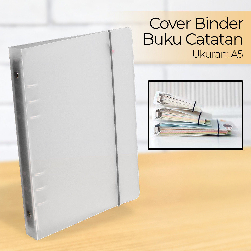 

Phantaci Cover Binder Buku Catatan Jurnal Harian Notebook Spiral A5 Zb041 Matte Transparant