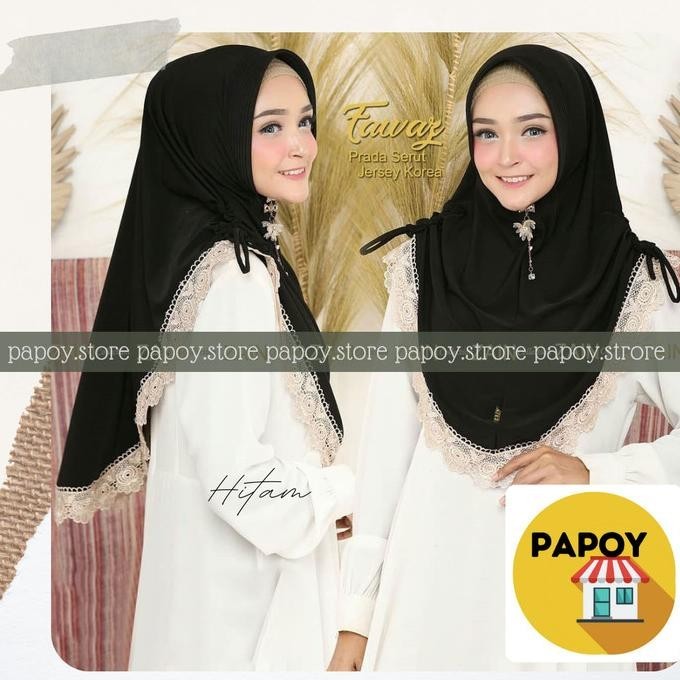 Hijab Instan Fawas B Hijab Jilbab Instan Fawas B Renda Jilbab S005