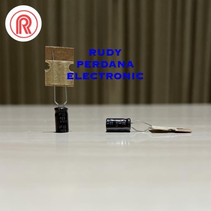 =====] KAPASITOR ELCO ELKO 22UF 63V 22 UF 63 VOLT