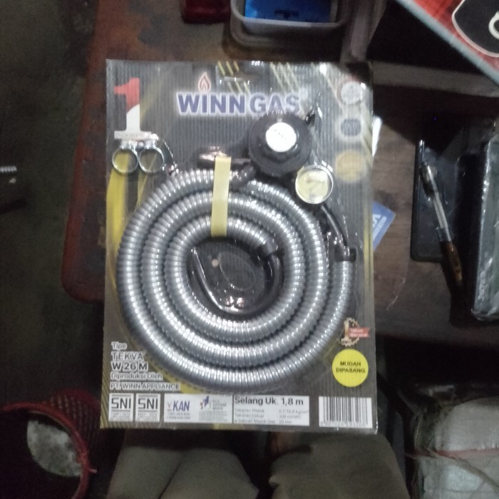 Produk [READY] Promo winn w26m w 26 m w26 26m win tekva meter gas paket regulator selang +