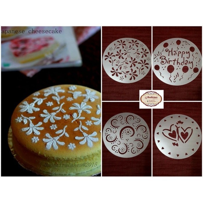 

Terbaru 4Pcs Cake Stencil Promo Terlaris