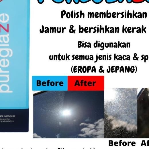 Purewax Pembersih Jamur Kaca & Body Kendaraan/ Kerak Pada Chrome