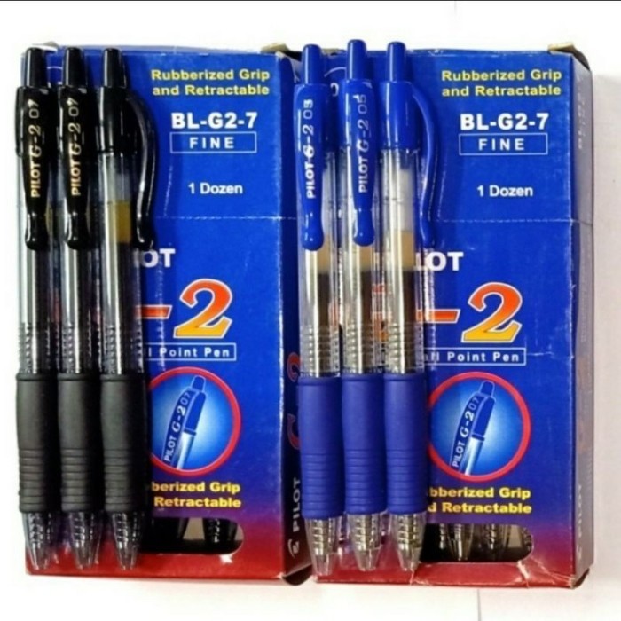 

pulpen PILOT G-2 biru 0.7mm 1 pack