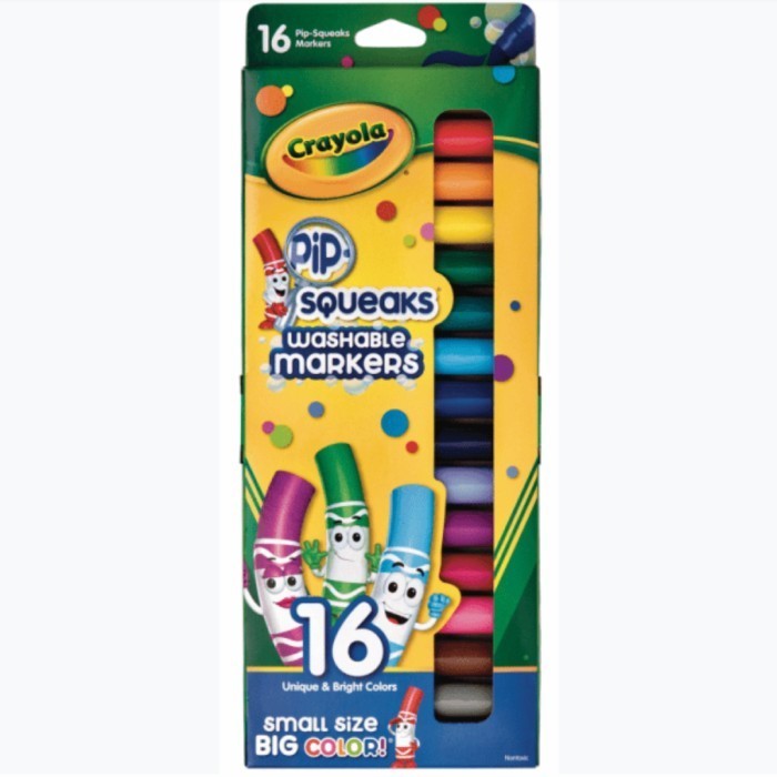 

Crayola Spidol Warna Pip Squeaks 16 Colors