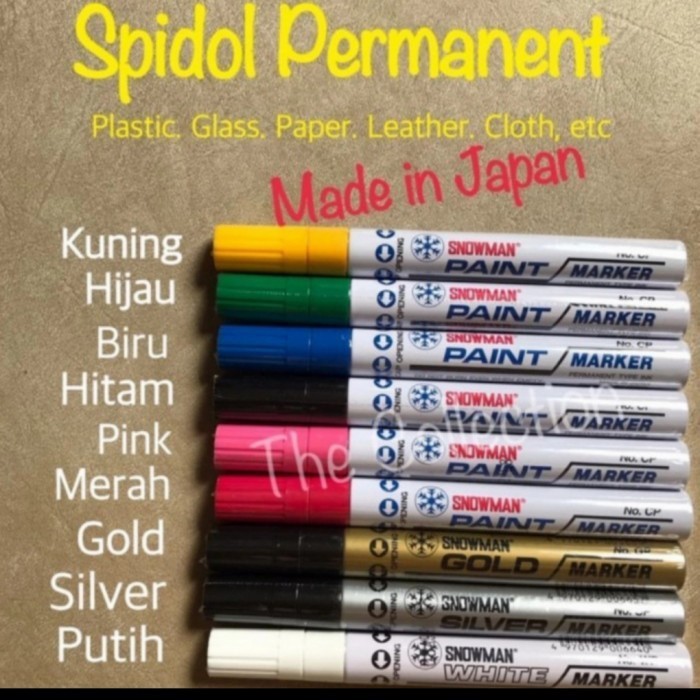 

Spidol Paint Marker Snowman White Sebox (12Pcs