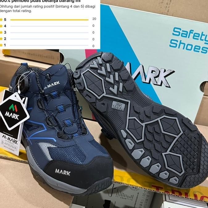 SAFETY SHOES SPORT BLACKYAK BOA LACE SYSTEM original QC eksport korea