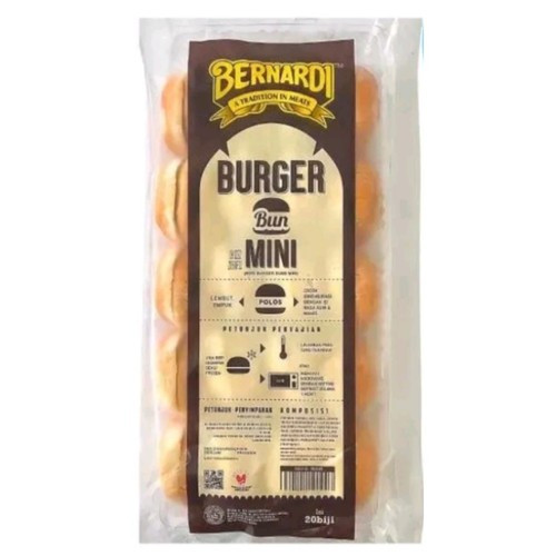 

Roti Burger Mini Bernardi isi 20 pcs