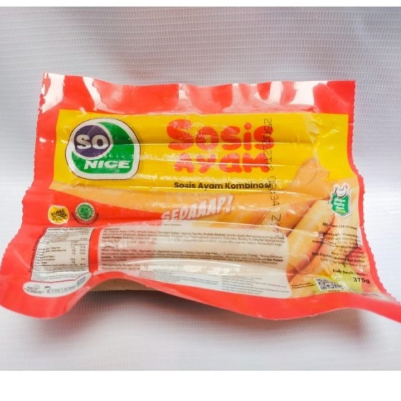 

Sosis ayam So Nice Sonice 375 gr