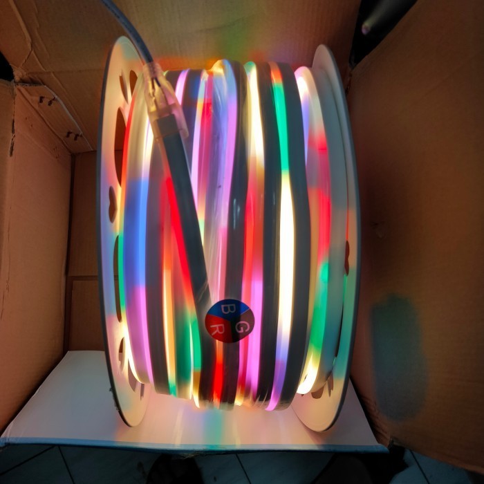Lampu Led Smd Neon Flex 5050 Rgb Ac 220V @50M Hitato Gratis Ongkir