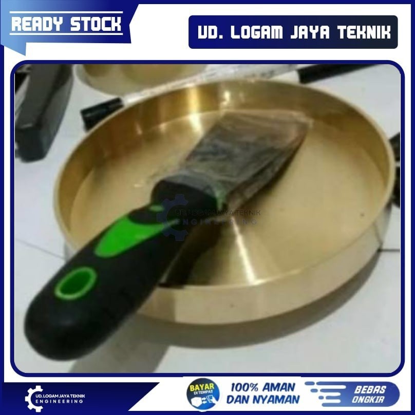 Loyang leker putar bahan kuningan 16cm