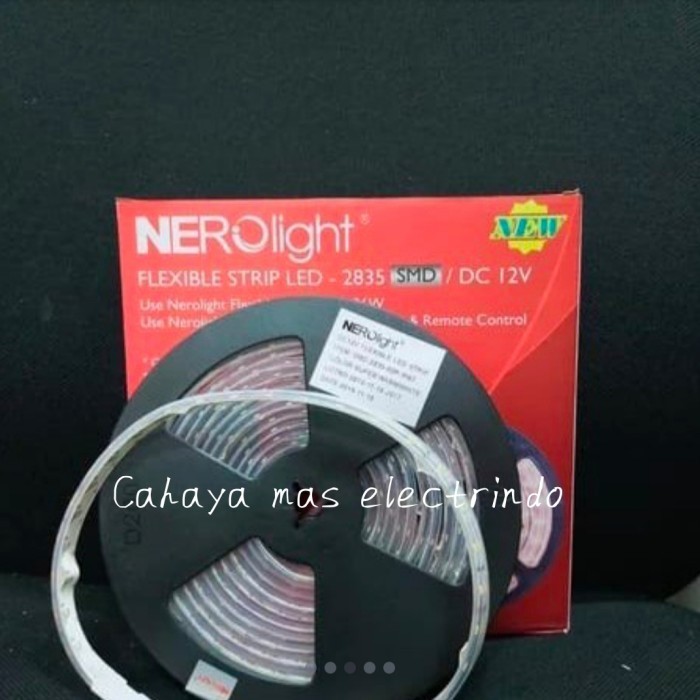 Nero Led Strip 2835 Smd/Dc 12V -Ip67 30W/5M - Strip Light Led Gratis Ongkir