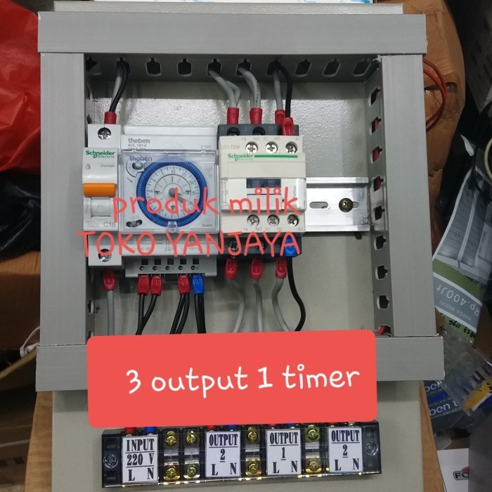 Panel Timer Lampu Outdor/Timer Lampu Outdor Gratis Ongkir