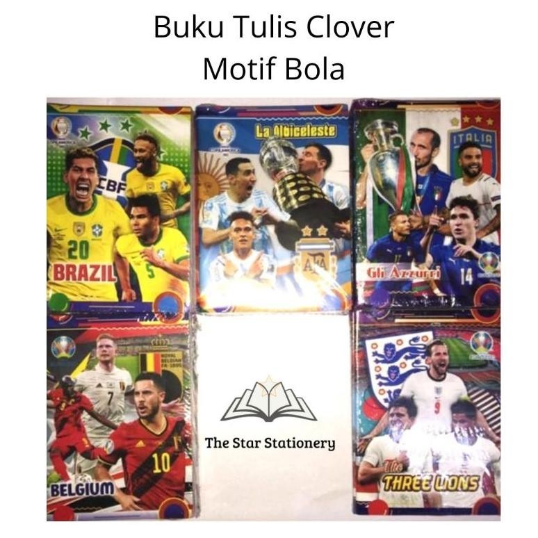 

(1 Pack isi 10 Buku) Buku Tulis Clover 30 Lembar / Buku Tulis Murah 30 Lembar Kertas Tipis 45 Gram Ukuran 20 x 15 BIG SALE