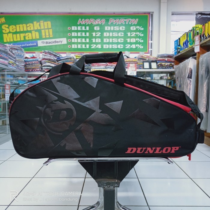 ORIGINAL TAS RAKET RACKET BADMINTON BULUTANGKIS TENIS DUNLOP ELITE