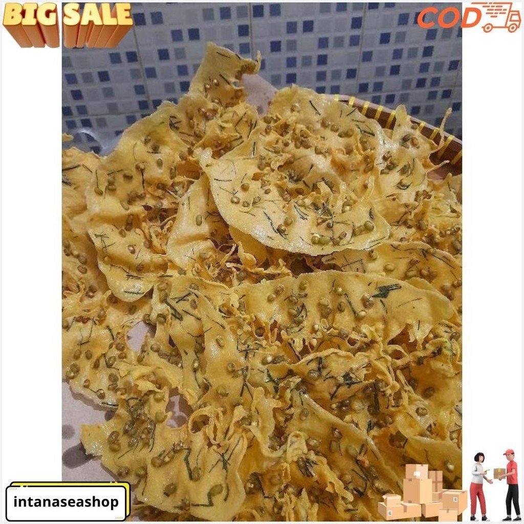

Peyek Kacang Hijau Ukuran Toples 5L Termurah Banget