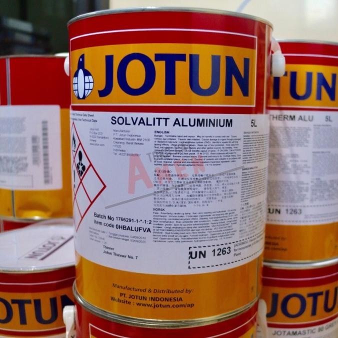 Pertukangan JOTUN SOLVALITT 5LT - 0001 WHITE / CAT SILICONE TAHAN PANAS