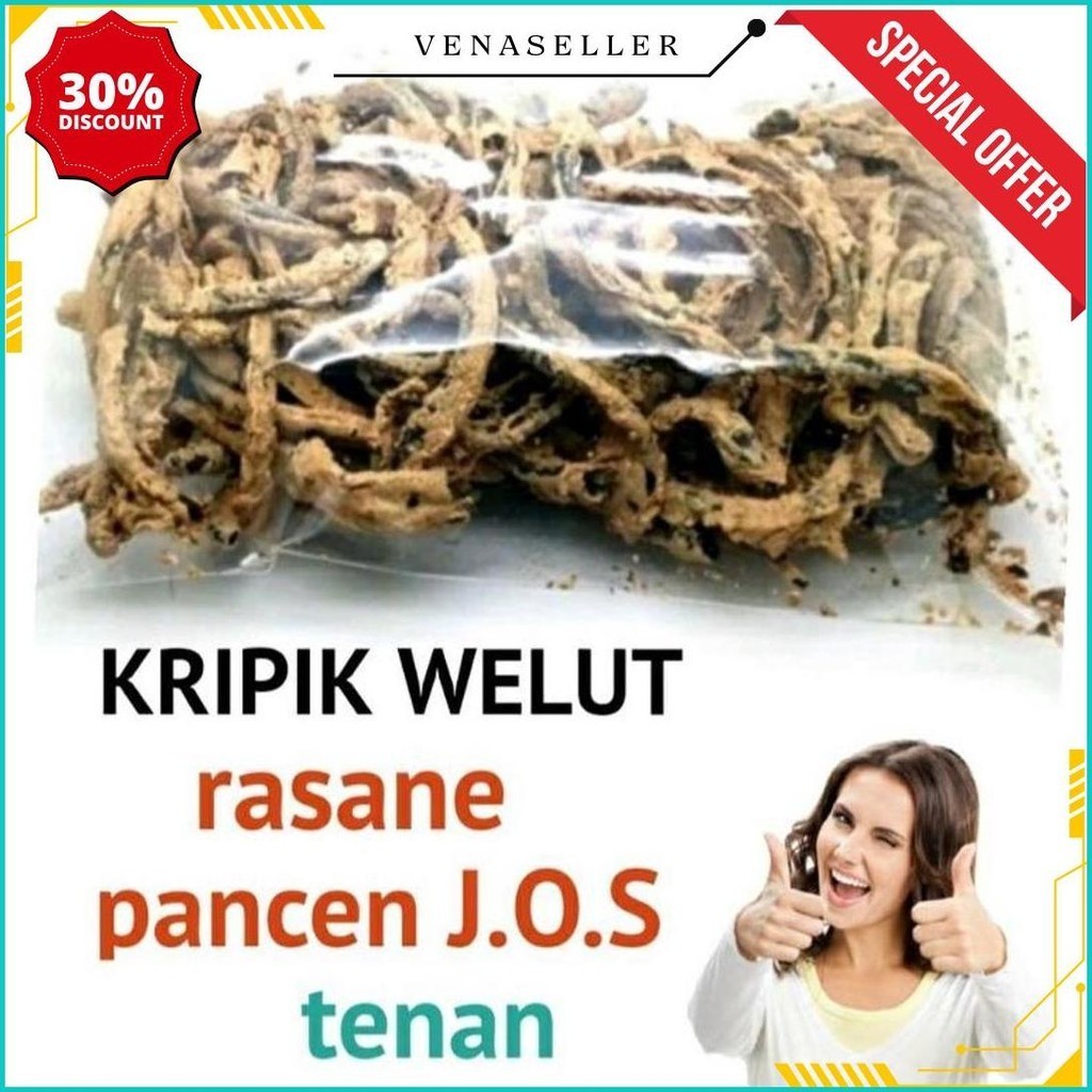 

Kripik Belut Tepung Tipis,Kripik Belut,Peyek Welut,Welut Crispy Murah Klaten 250G 500 G 1Kg Cod